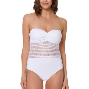 Bleu Rod Beattie Get in Line Bandeau One Piece